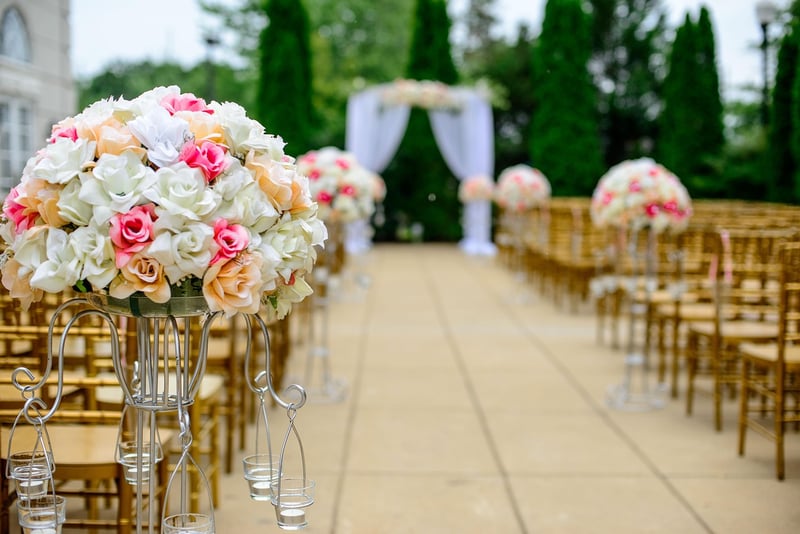 Ethereal Wedding Aisle